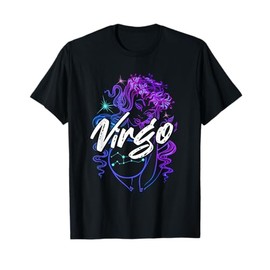 Zodiac Sign Virgo Beautiful Girl Born In August September T-Shirt