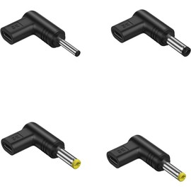 Black USB C PD to DC Power Connector Universal 9V Type C to DC Jack Plug Charging Adapter Converter for Laptop Router Speaker Power Converters Power Accessories 5.5x2.1mm