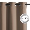 NICETOWN Cappuccino Blackout Curtains for Bedroom 90 inches Long, Thermal
