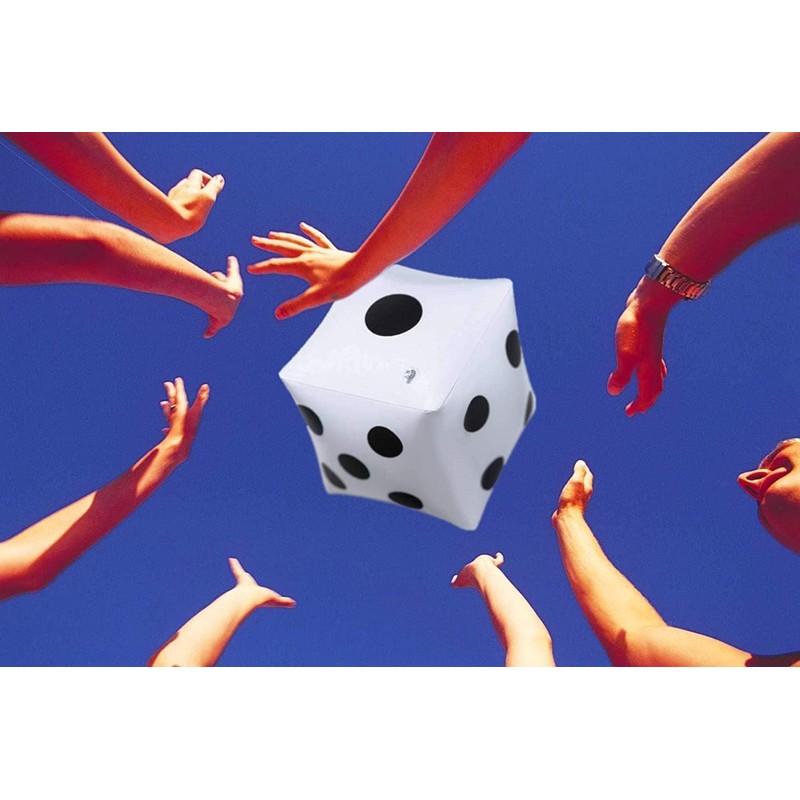 CCINEE Jumbo Dice Giant 50CM Big Beach Ball Jumbo Dice