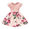 VEOAY Baby Girls Floral Dress Adorable Casual Dress for Baby
