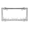 GG Grand General 60467 Chrome Flame Style License Plate Frame