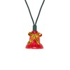 40-Count Red Bells with Musical Christmas Light Set, 13ft Green