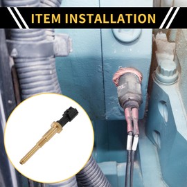 REPAIROCK Coolant Temperature Sensor for Ford for Ranger Sport XL XLT 2.3L L4 Water Temperature Temp Sender Sending Unit Sensor No.1S7Z6G004AA Gold Tone