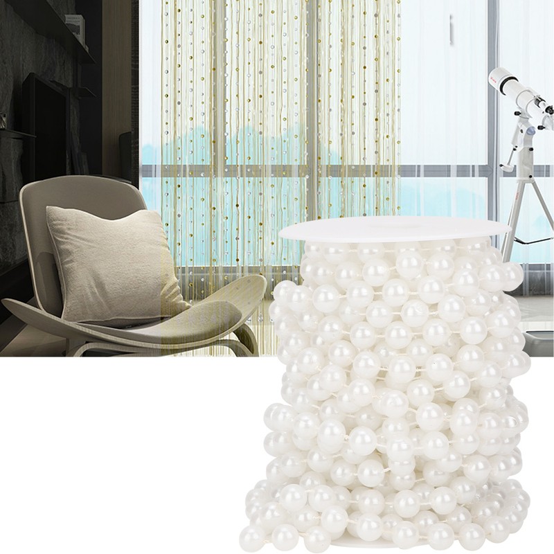 12 mm Imitation Pearl 10 m Connecting Beads Curtain Home
