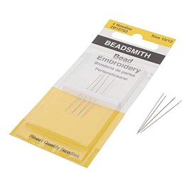 The Beadsmith: Agujas para bordado con abalorios, tallas 10 y 12