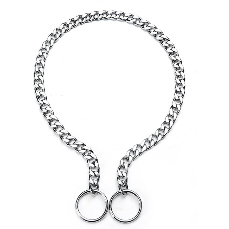 Choke Chain for Dogs,Heavy Metal Training Slip P Link Puppy
