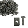Partuto 50 Sets 4.2x16mm U Clip Screw Assortment Car Clips