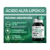 Acido Alfa Lipoico 600 mg con Curcuma, Piperina y Vitamina