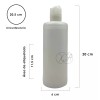 Xena Botella Polietileno 500 Ml Industrial R 28 Con Tapa