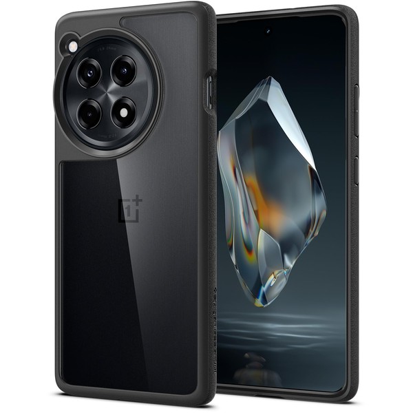 Spigen Essential Sand Crystal Case Compatible with OnePlus 12R, Black