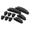 LogiLink Kabel Befestigungs Clips Set (10 Pieces), Black