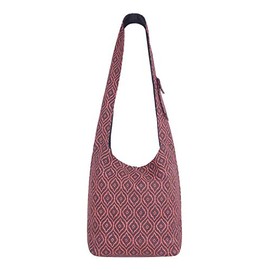 Vishes Unisex Shoulder Bag – Shoulder Bag 70s 80s Retro, brown