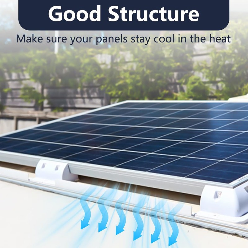 Trisinger Solar Panel Mounting Brackets, PC Corner Bracket Solar Panel