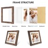 Hongkee 6x6 Picture Frame with Glass, Display Pictures 4x4 with