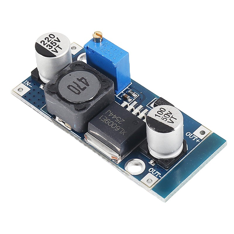 2Pcs XL6009 DC-DC Boost Converter Module Adjustable 5-35V Output 3-30V