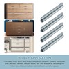 Mynoozi 10 Pack 120mm Long (96mm Hole Centre) Kitchen Cabinet
