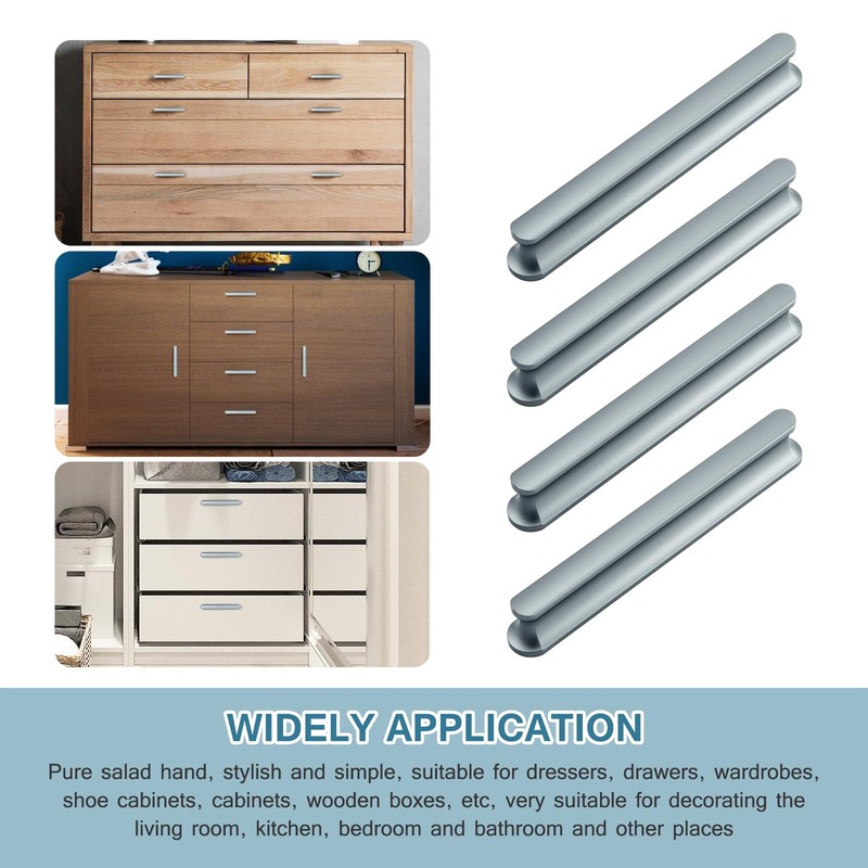 Mynoozi 10 Pack 120mm Long (96mm Hole Centre) Kitchen Cabinet