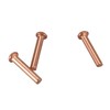 500 Pcs 5/64Inch x 25/64Inch Round Copper Solid Rivets Fasteners