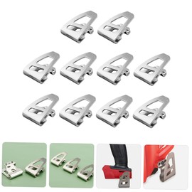 KONTONTY 10pcs Belt Tool Holder Clips Drill Durable Drill Belt Hooks for Power Tools Easy Installation Compatible with Various Impact Wrenches