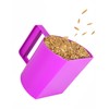 NRTFE Feed Scoop - Grain Scoop for Horse,Heavy Duty Plastic