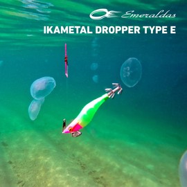 DAIWA Emerald Metal Dropper Egi Type 1.8 Luminous Red White Lure