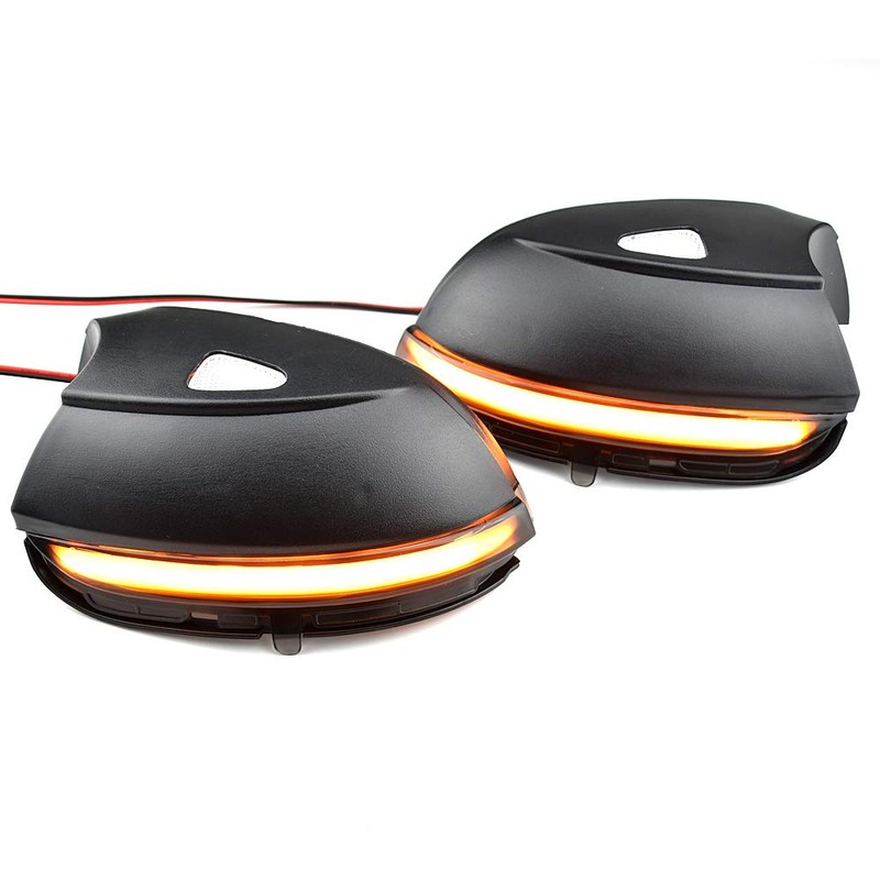QKLsudua 2pcs Dynamic Sequential Blink Compatible with VW Pas-sat CC