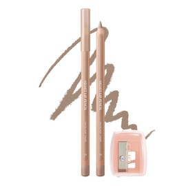 Clio Velvet Lip Pencil Special Set (Main Product + Sharpener), 014 Hazelnut Taupe, 1.45g, 1 piece / 클리오 벨벳 립 펜슬 기획세트 (본품+샤프너 구성), 014 헤이즐넛토프, 1.45g, 1개