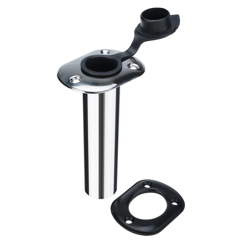 NovelBee 4pcs Boat Fishing Rod Holders,Stainless Steel Fishing Rod Rack