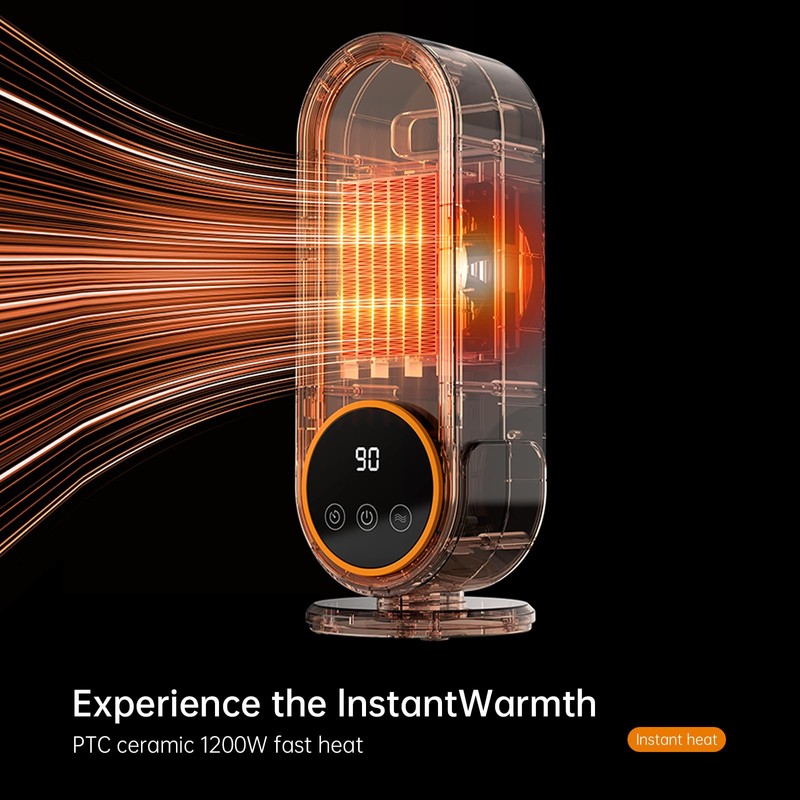 Space Heater Indoor - Energy Efficient Portable Heater with Adjustable
