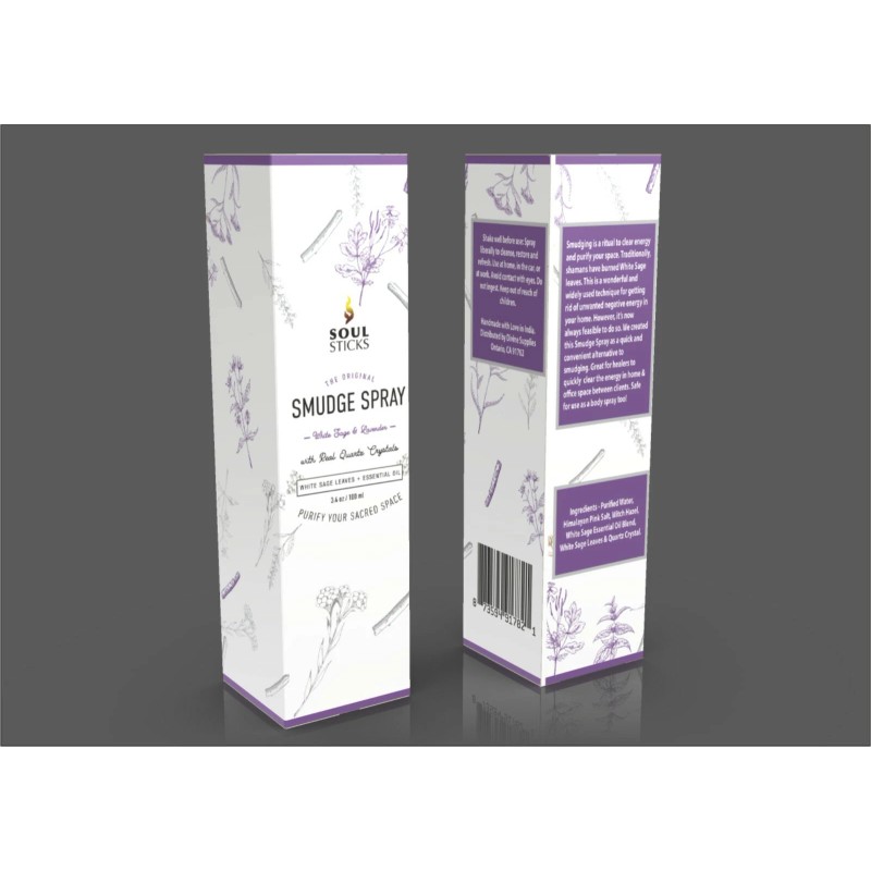 Soul Sticks Smudge Spray for Energy Clearing | White Sage