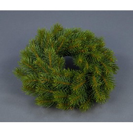 Tannenkranz Premium 24cm GA mit runden Kunststoffnadeln künstliche Tannenkränze Spriztguss