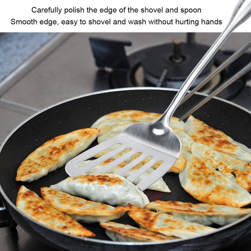 4Pcs/Set 304 Stainless Steel Rosewood Cooking Utensils Cookware Set Kitchen