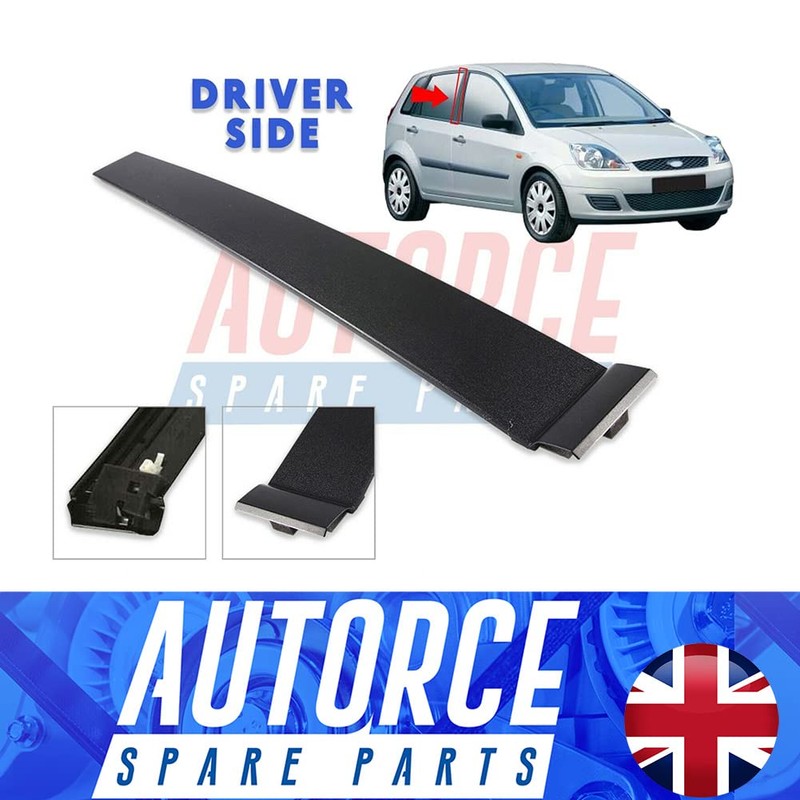 For FORD Fiesta Mk5 Rear Right Door Pillar Plastic Moulding