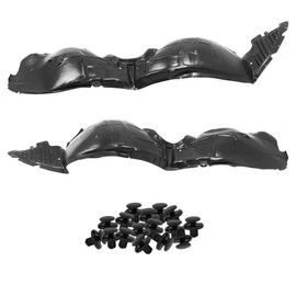 Parts N Go 2014-2018 Impala Fender Liner Set with Clips Front Driver & Passenger Side Left Right GM1249238 GM1248238 84204442 84204441