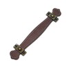 COHEALI 2pcs Vintage Replacement trunk handles leather cabinet handles drawer