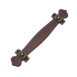 COHEALI 2pcs Vintage Replacement trunk handles leather cabinet handles drawer leather handle Luggage Handle Strap, Brown, Size 2, (632TO04N4SLG6O33FGRH8M)