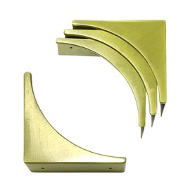 haowei Corner Guard 4 Pcs Zinc alloy Vintage Box Corner Protector Decorative Safety Angle Guard Edge Cover Multifunctional Furniture Hardware Accessories