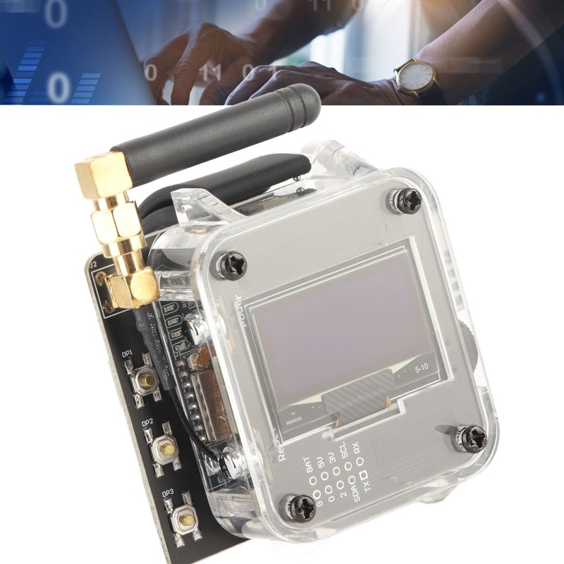 WiFi Programmable Watch 1.3 Inch Screen 2.4GHz ESP8266 Board 3dB