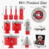 Diamond Core Drill Bit Set - FOCSTOL 11pcs Diamond Hole