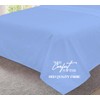 MistyMorning Flat Sheet, Soft & Premium quality Bedding & Linen,