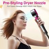 Pre-Styling Dryer Attachment Nozzle Replacement for Dyson Airwrap Rotating Curling
