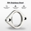 EVIL ENERGY 2.5 Inch 2 Bolt Exhaust Flange Connection Kit,