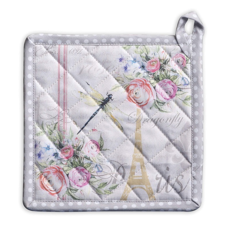 Maison d' Hermine Oven Mitt & Pot Holder 100% Cotton