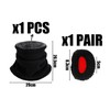 FDGGT 1 Fleece Scarf and 1 Pair of Ear Muffs,