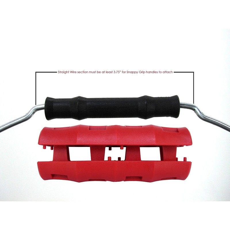 Snappy Grip Ergonomic Replacement Bucket Handles RED 12 PACK