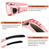 KANASTAL Pink Over Glasses Sunglasses Womens Fit Over Mens Wrap