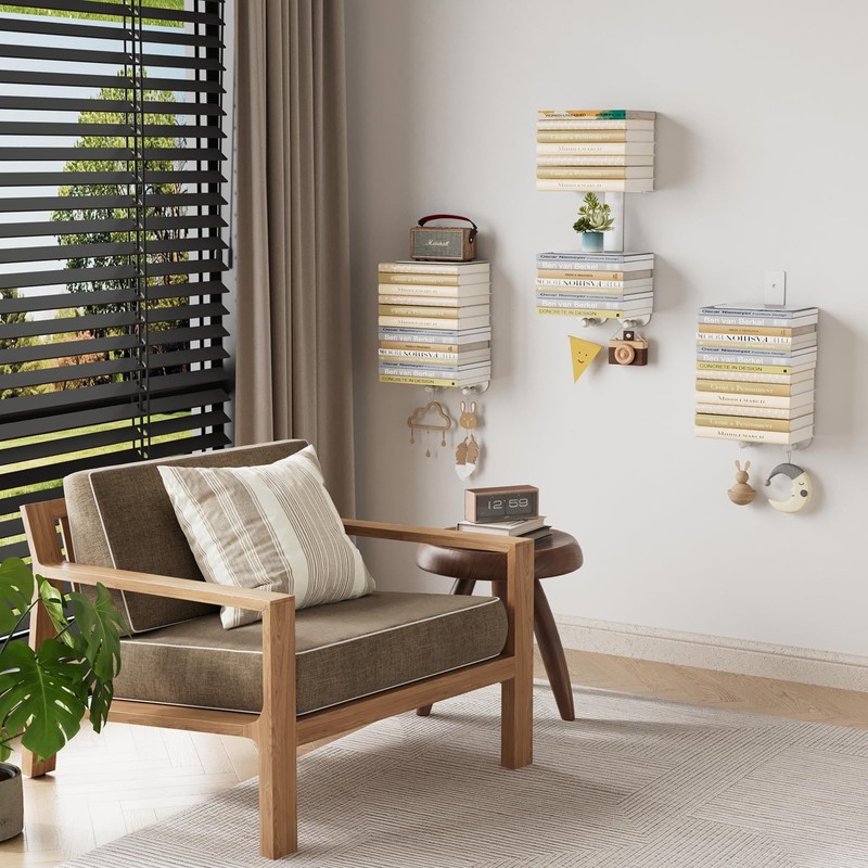BOSAIDONG Vertical Spine Metal Tower for Wall Mounted Set of