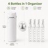 4-in-1 Travel Dispenser Bottle, TSA Approved Leak Proof Refillable Travel