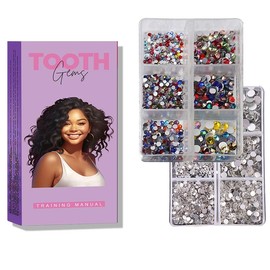 Neeyer 1000 Gems DIY Tooth Gem Kit, Fashion Teeth Jewelry Starter Kit:_Diamond + multicolor